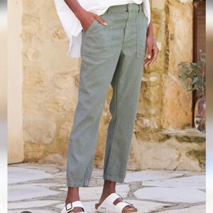 Frank & Eileen Jameson Utility Cargo Pants Cotton Blend Joggers Trousers Size 6